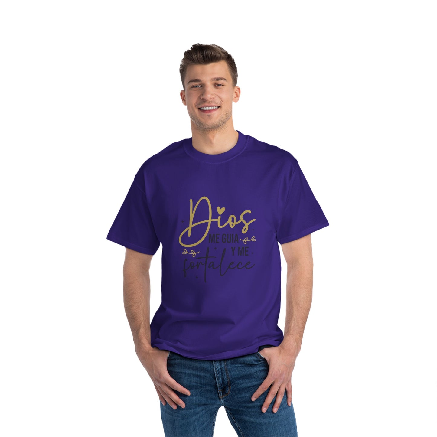 Inspirational Faith T-Shirt - Dios Me Guia Y Me Fortalece