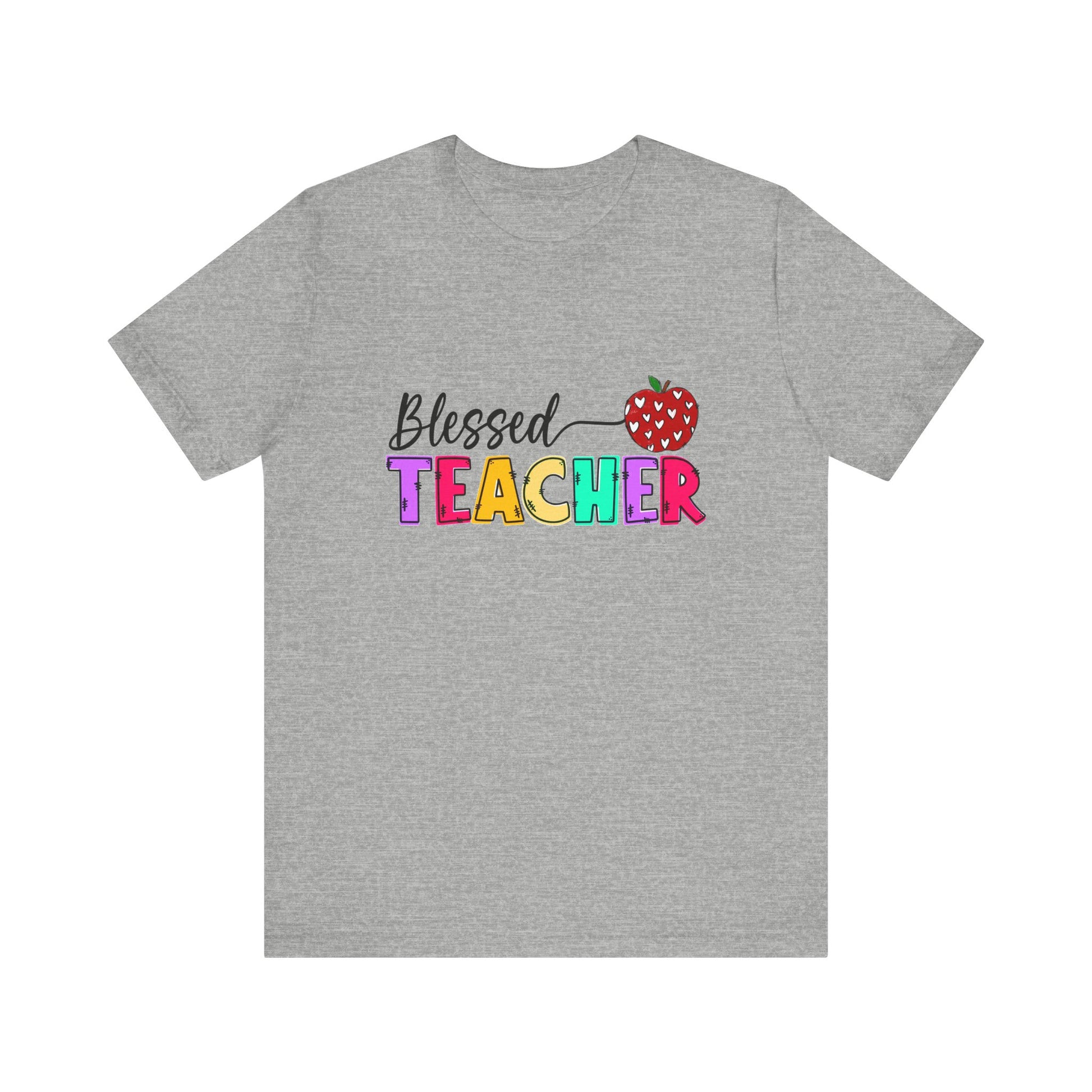 Blessed Teacher Unisex Jersey Short Sleeve Tee - Celebrate Educators - Nefty Creations