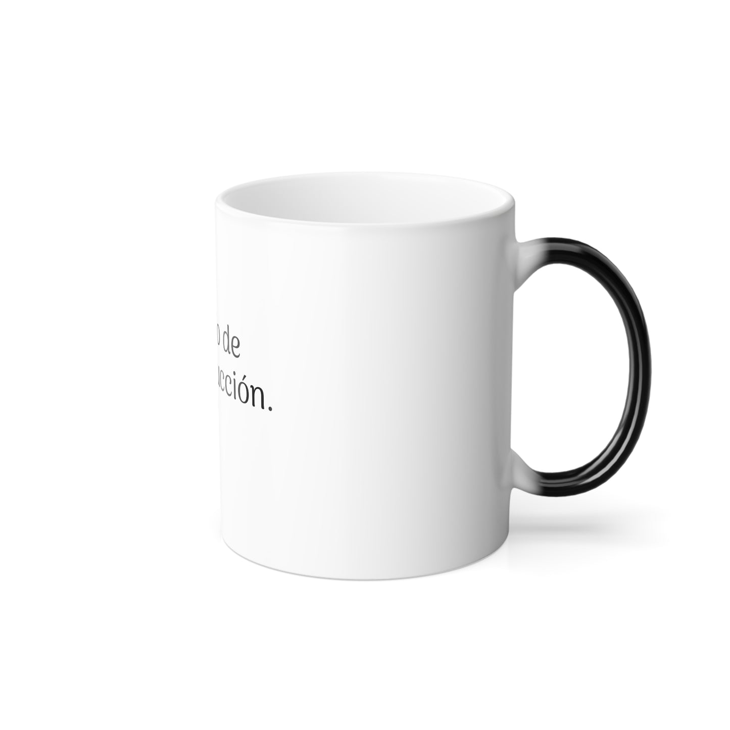 Color Morphing Mug - 'Silencio de Reconstrucción'