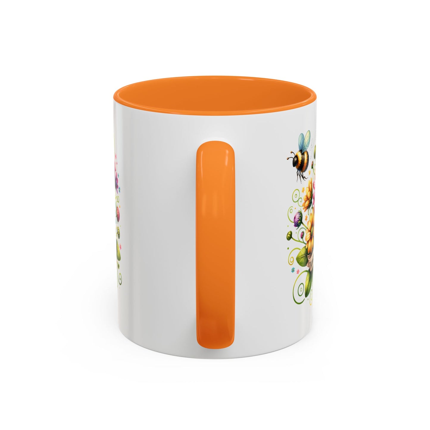 Colorful Floral Mug – "Thanks for Helping Me Bloom" – Perfect Gift for Friends & Family