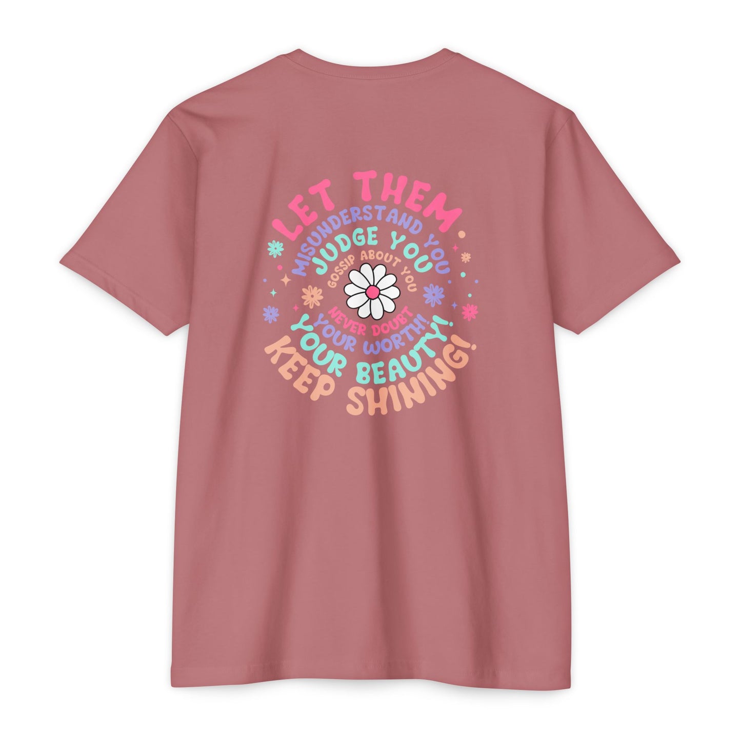 Inspirational Unisex CVC Jersey T-shirt - 'Let Them Understand You' Design