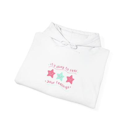 It's Okay to Feel Unisex Heavy Blend™ Hooded Sweatshirt - Nefty Creations