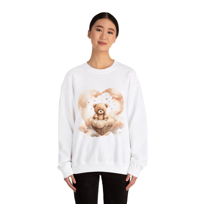 Cozy Teddy Bear Love Sweatshirt - Unisex Heavy Blend™ - Nefty Creations