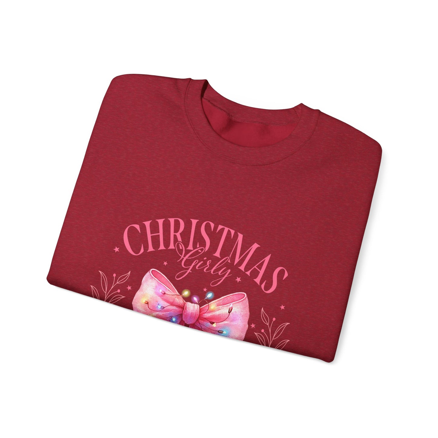 Christmas Girly Bow Sweatshirt - Nefty Creations