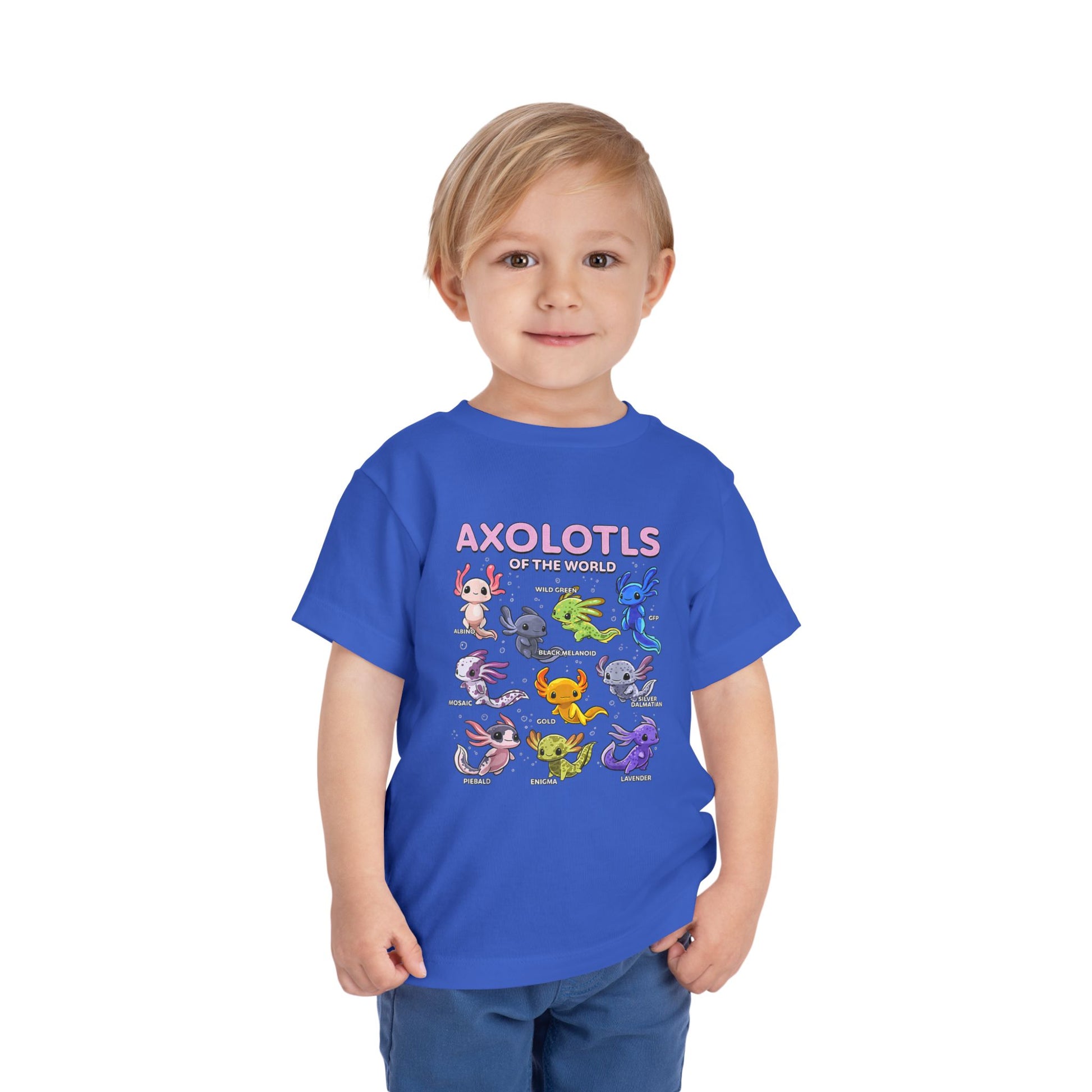 Axolotl Toddler Short Sleeve Tee - Nefty Creations