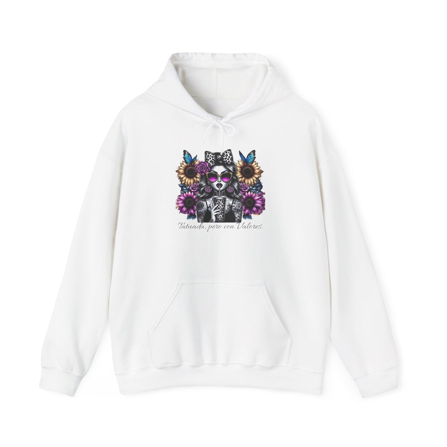 Hooded Sweatshirt - ''TATUADA pero con Valores''
