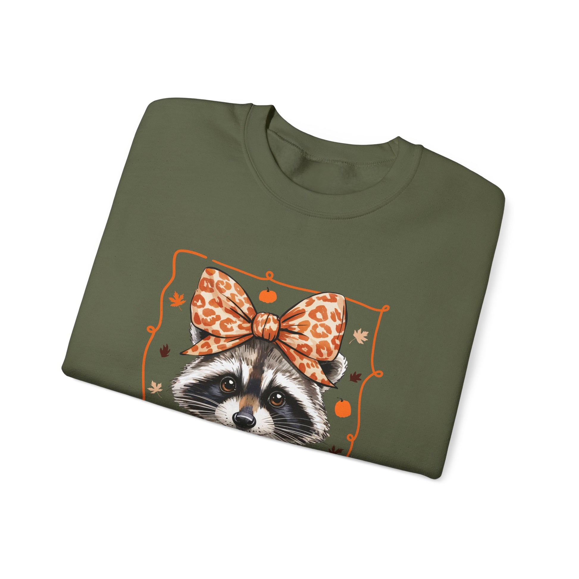 Coquette Feral Raccoon Sweatshirt| Nefty Creations - Nefty Creations