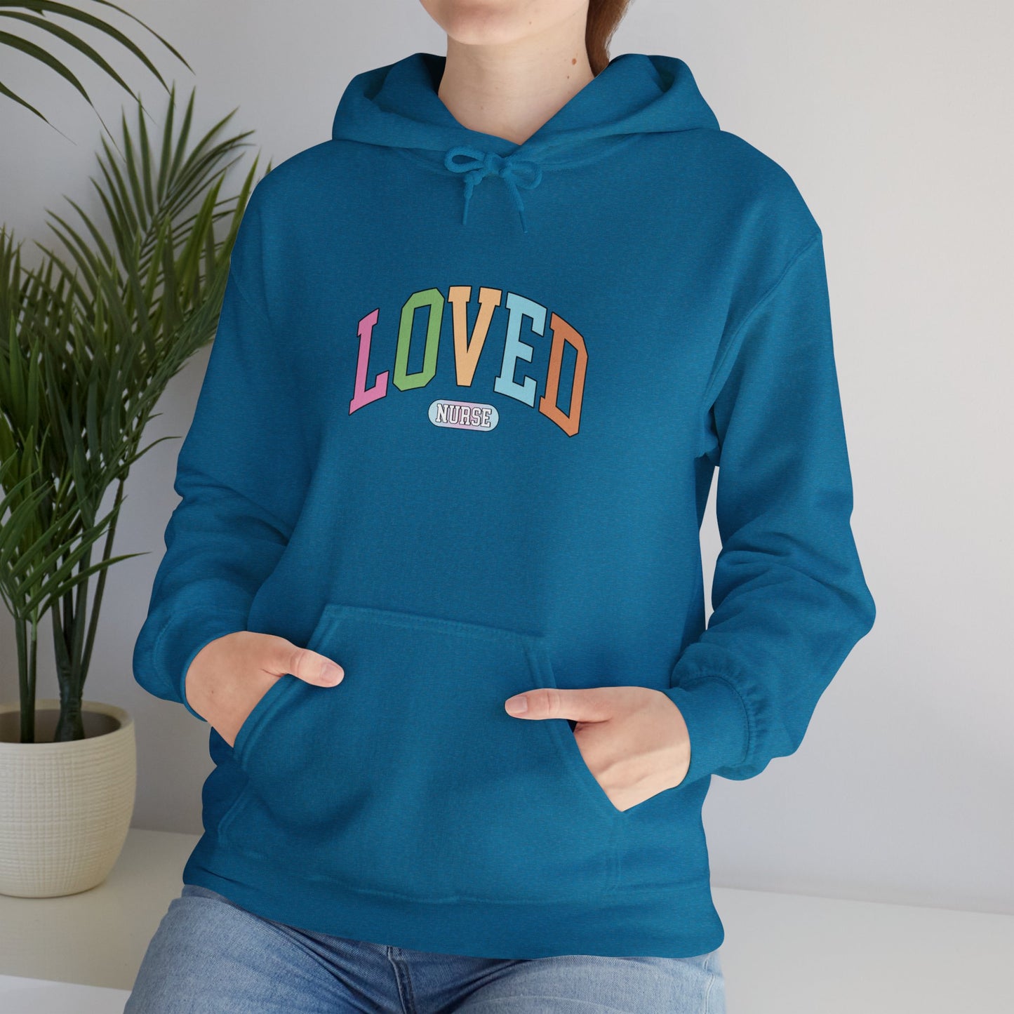 Loved Nurse Heavy Blend Hoodie - Cozy Comfort for Everyday Love