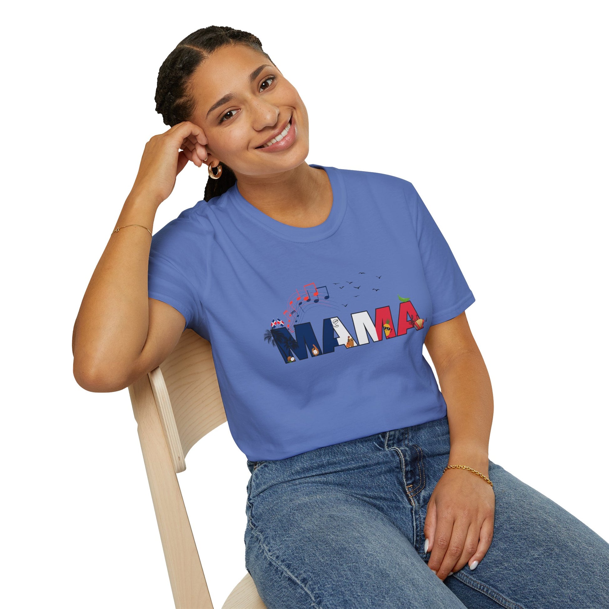 Dominican Mama T-Shirt for Casual Wear - Nefty Creations