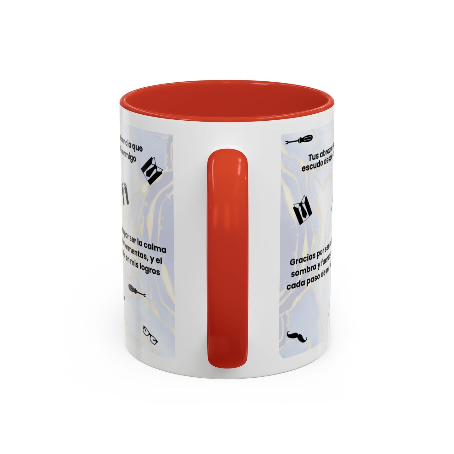 Papá Coffee Mug - Unique Dad Gift for Father's Day, Birthday, or Inspirational Moments, Black Accent Ceramic Cup - Nefty Creations