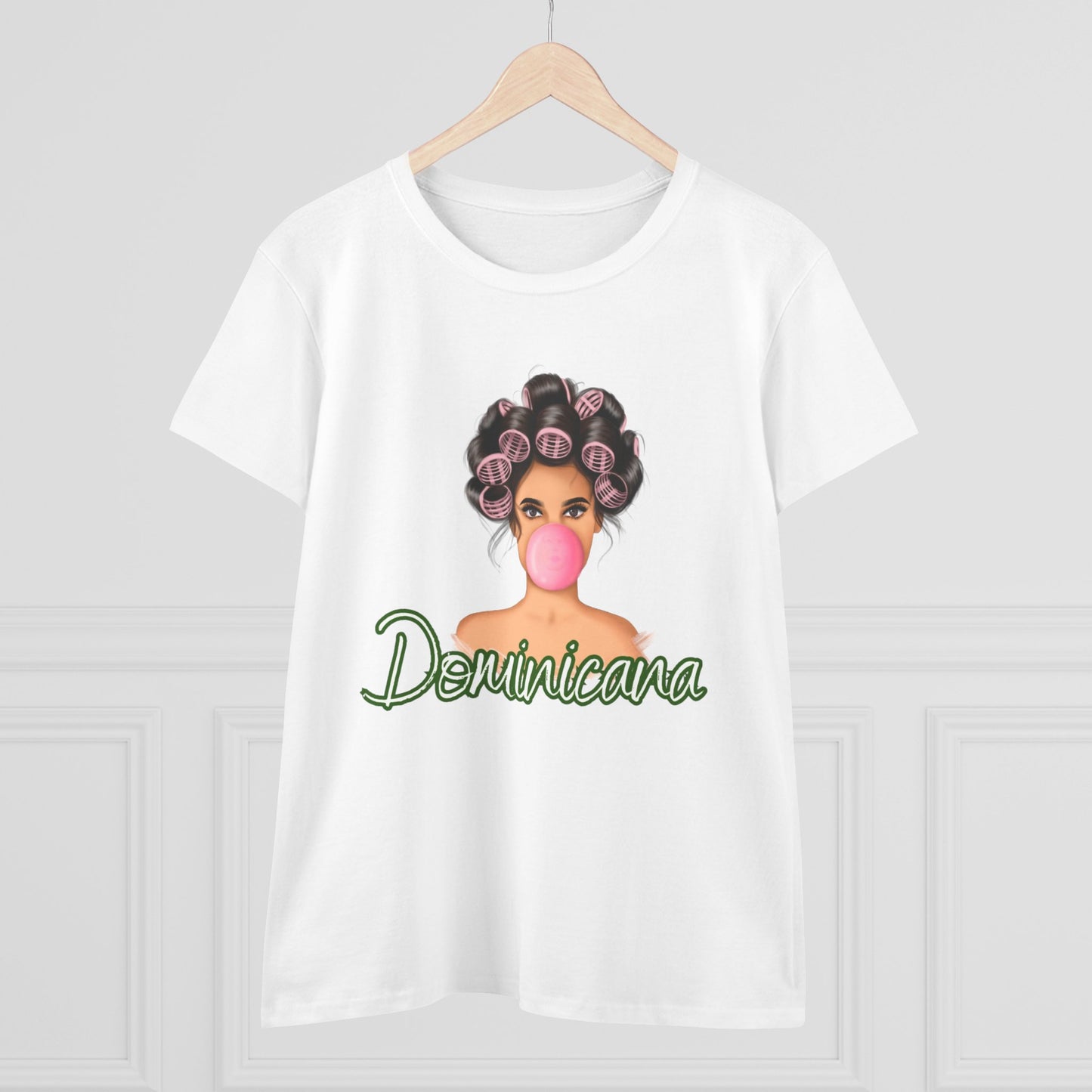 Dominicana Women's Midweight Cotton Tee - Fun & Stylish Casual Wear - Nefty Creations