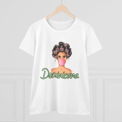 Dominicana Women's Midweight Cotton Tee - Fun & Stylish Casual Wear - Nefty Creations
