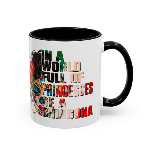 Colorful Chicana Coffee Mug, Cultural Artwork, Gift for Her, Fun Kitchen Decor, 11 oz & 15 oz Options - Nefty Creations