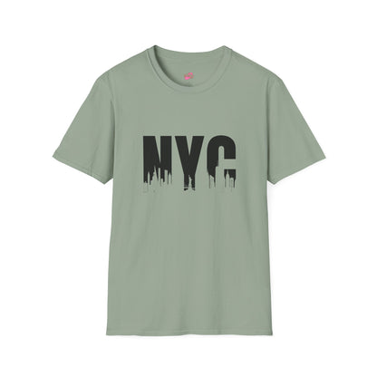 NYC Urban Unisex Softstyle T-Shirt, New York City Tee, Casual Streetwear, Gift for Travelers, Everyday Wear - Nefty Creations