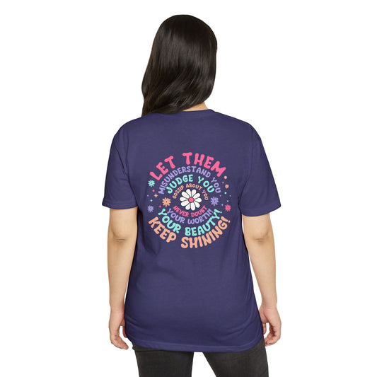 Inspirational Unisex CVC Jersey T-shirt - 'Let Them Understand You' Design