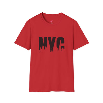 NYC Urban Unisex Softstyle T-Shirt, New York City Tee, Casual Streetwear, Gift for Travelers, Everyday Wear - Nefty Creations