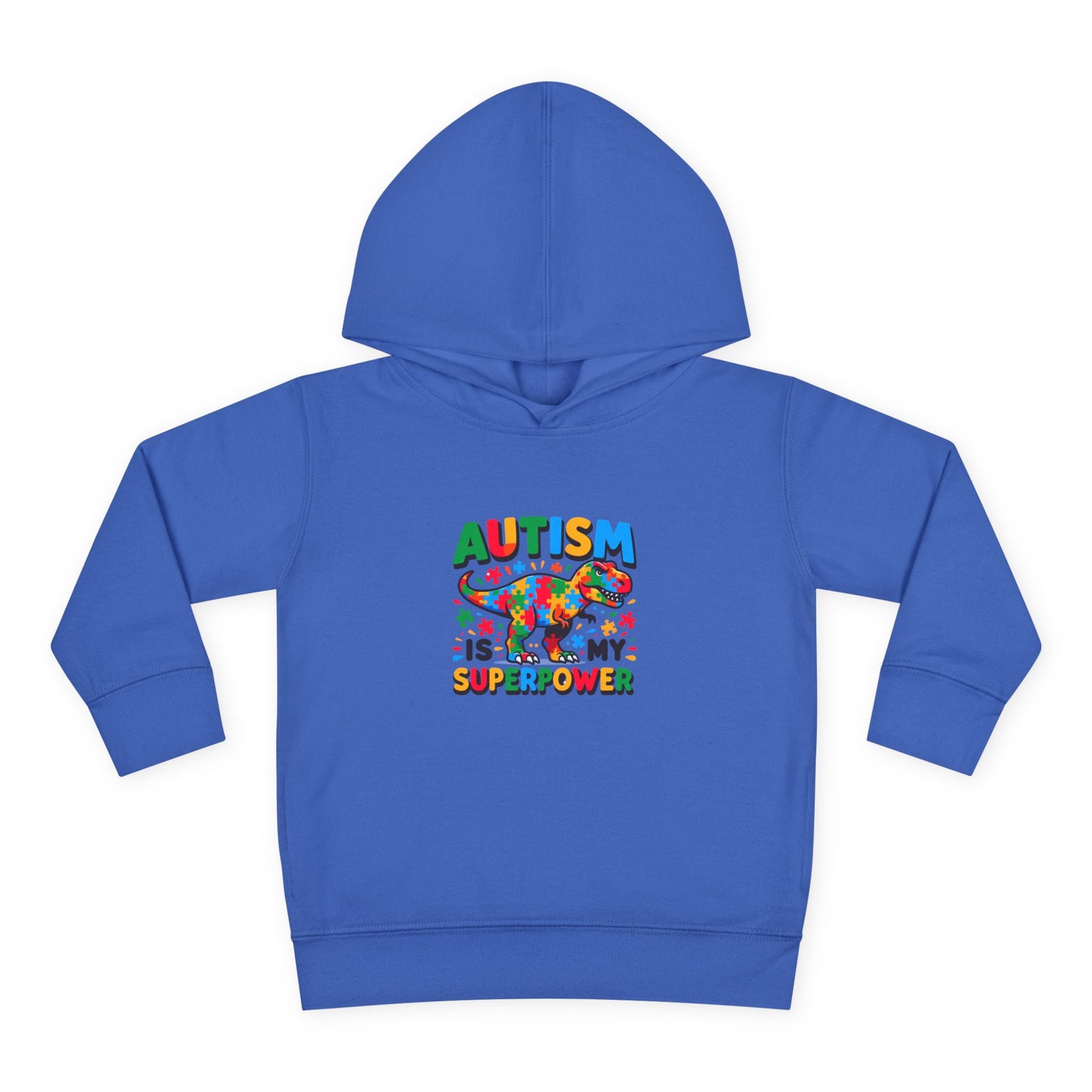 Autism Awareness Toddler Fleece Hoodie - 'Autism is My Superpower'
