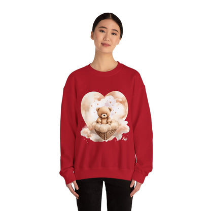 Cozy Teddy Bear Love Sweatshirt - Unisex Heavy Blend™ - Nefty Creations