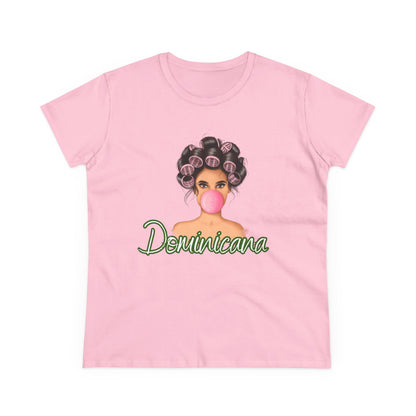 Dominicana Women's Midweight Cotton Tee - Fun & Stylish Casual Wear - Nefty Creations