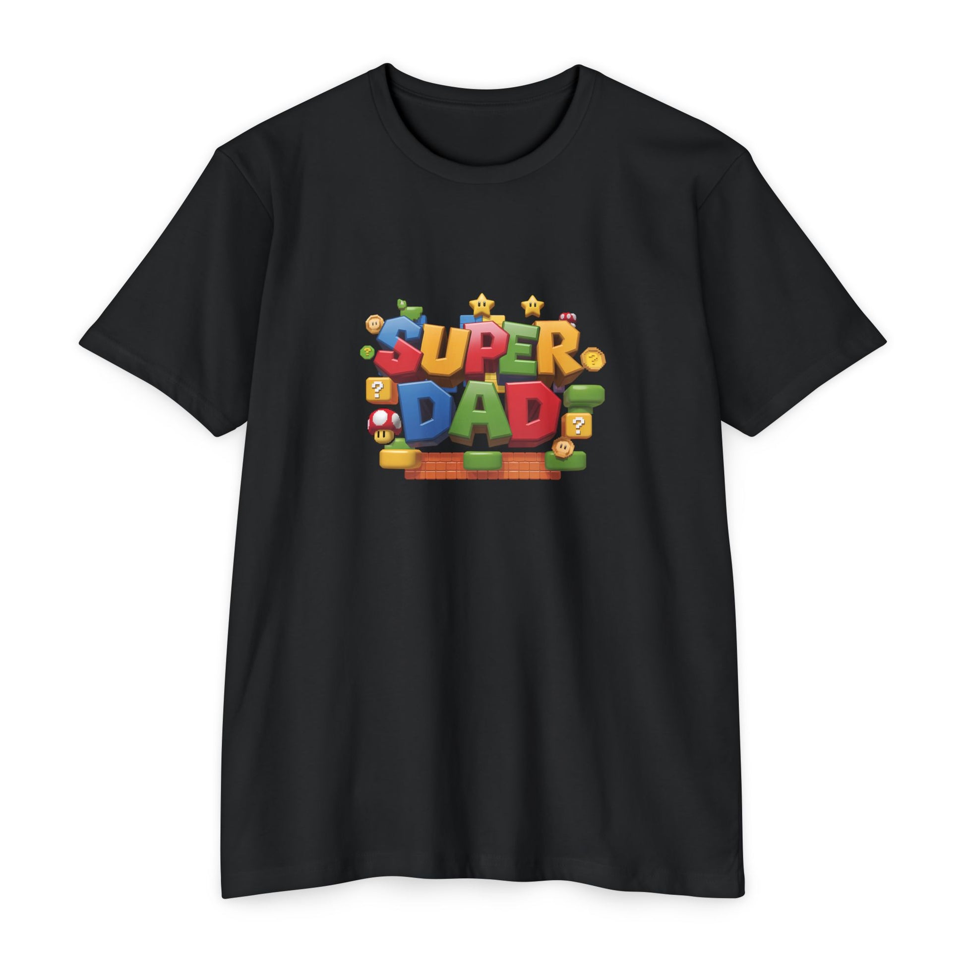 Super Dad T-Shirt | Unisex CVC Jersey Tee, Father's Day Gift, Dad Shirt, Family Matching, Casual Wear, Superhero Dad Apparel - Nefty Creations