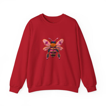 Bee-Inspired Unisex Heavy Blend™ Crewneck Sweatshirt - Cozy & Colorful Nature Apparel - Nefty Creations