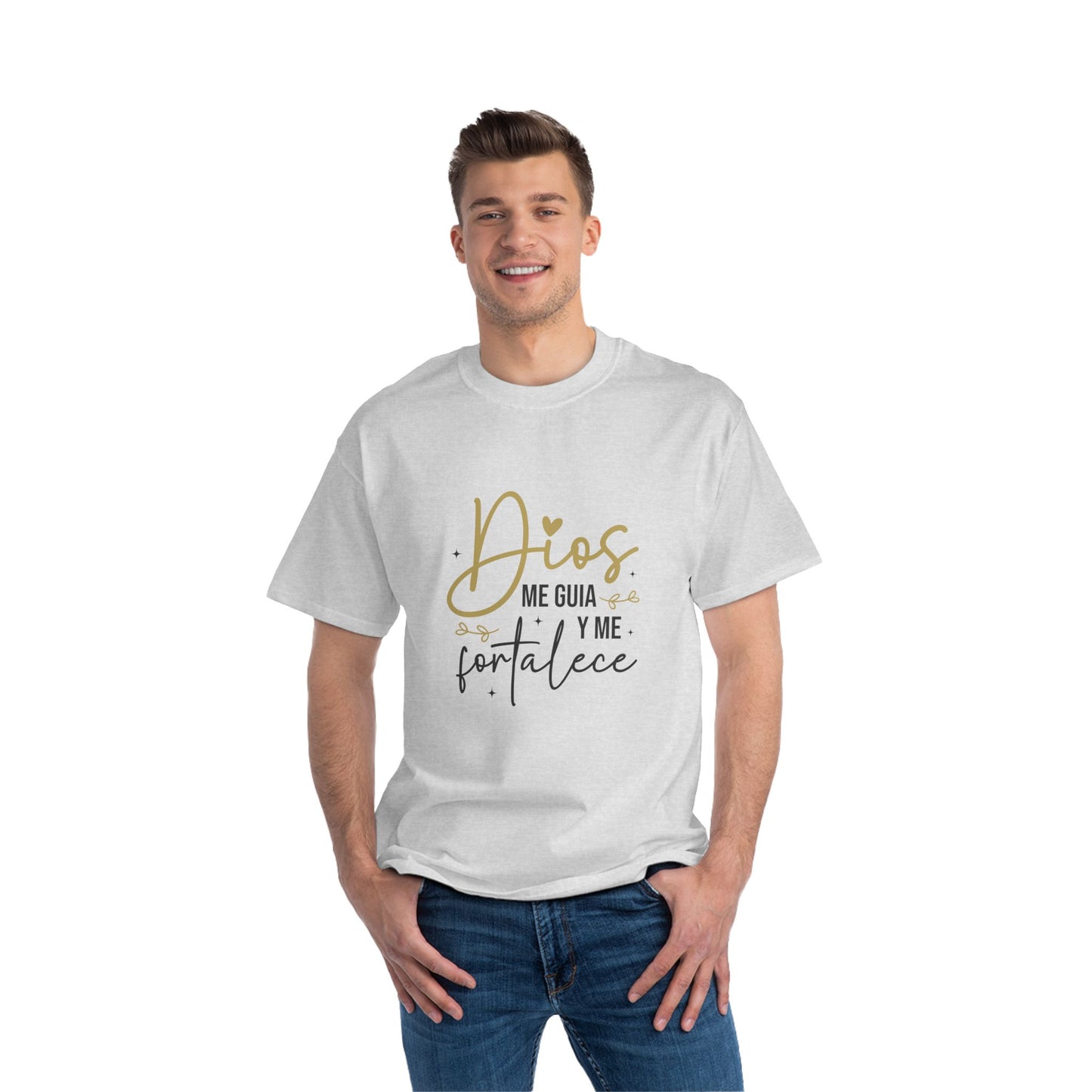 Inspirational Faith T-Shirt - Dios Me Guia Y Me Fortalece
