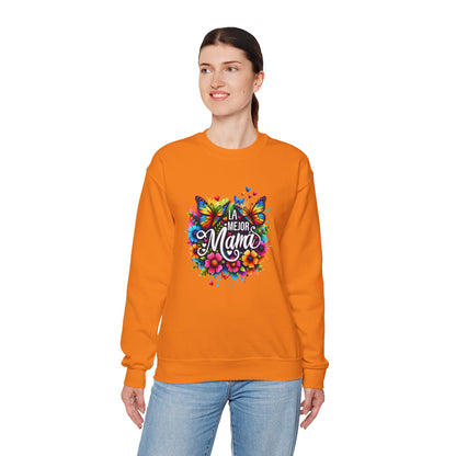 Colorful Butterfly Mom Sweatshirt - Nefty Creations