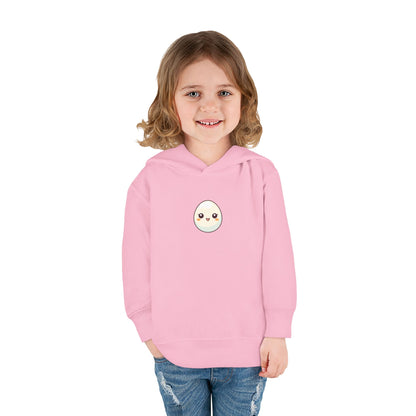 Cute Egg Graphic Toddler Fleece Hoodie - Cozy & Playful Pullover for Kids - Nefty Creations