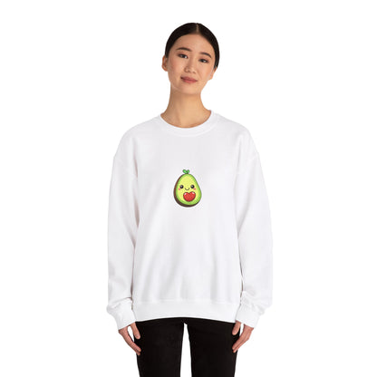 Cute Avocado Valentines Day Crewneck Sweatshirt - Nefty Creations