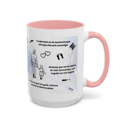 Papá Coffee Mug - Unique Dad Gift for Father's Day, Birthday, or Inspirational Moments, Black Accent Ceramic Cup - Nefty Creations