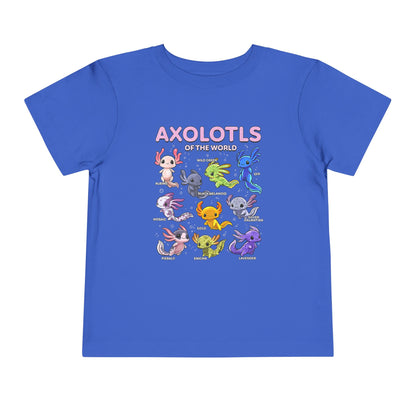 Axolotl Toddler Short Sleeve Tee - Nefty Creations