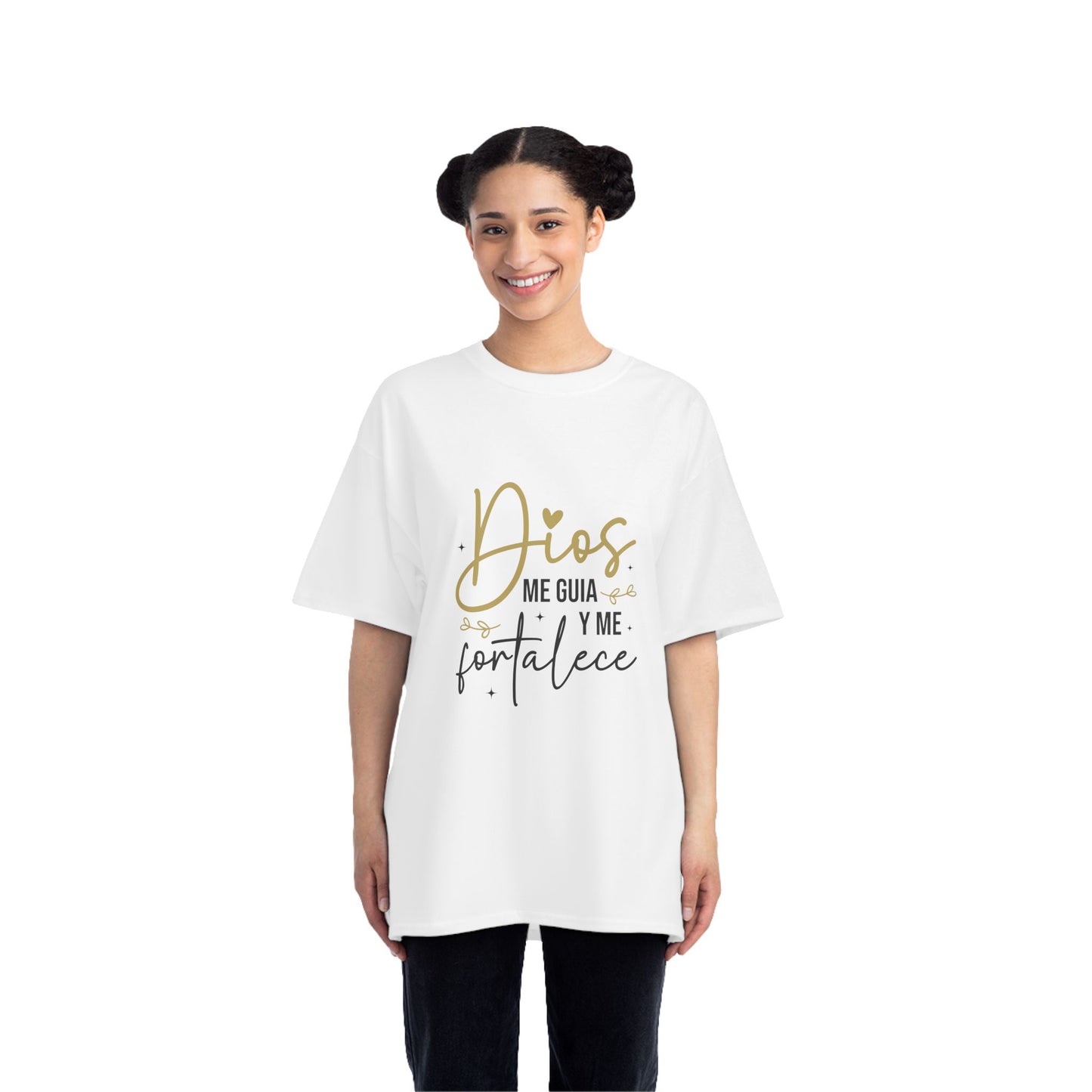 Inspirational Faith T-Shirt - Dios Me Guia Y Me Fortalece