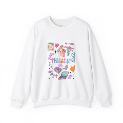 Therapist Crewneck Sweatshirt – Cozy UNISEX Design for Mental Health Advocates - Nefty Creations
