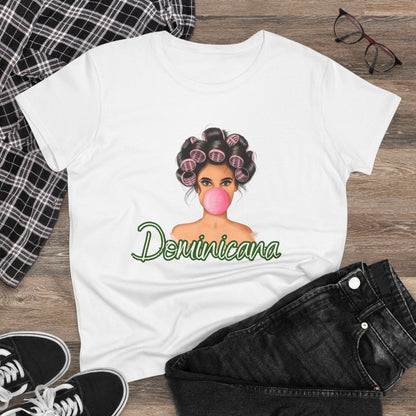 Dominicana Women's Midweight Cotton Tee - Fun & Stylish Casual Wear - Nefty Creations