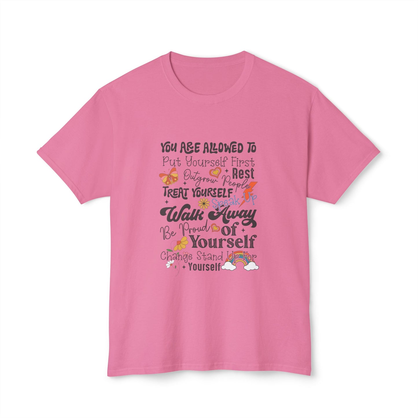 Inspirational Self-Care Unisex Cotton T-Shirt