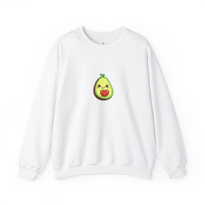Cute Avocado Valentines Day Crewneck Sweatshirt - Nefty Creations