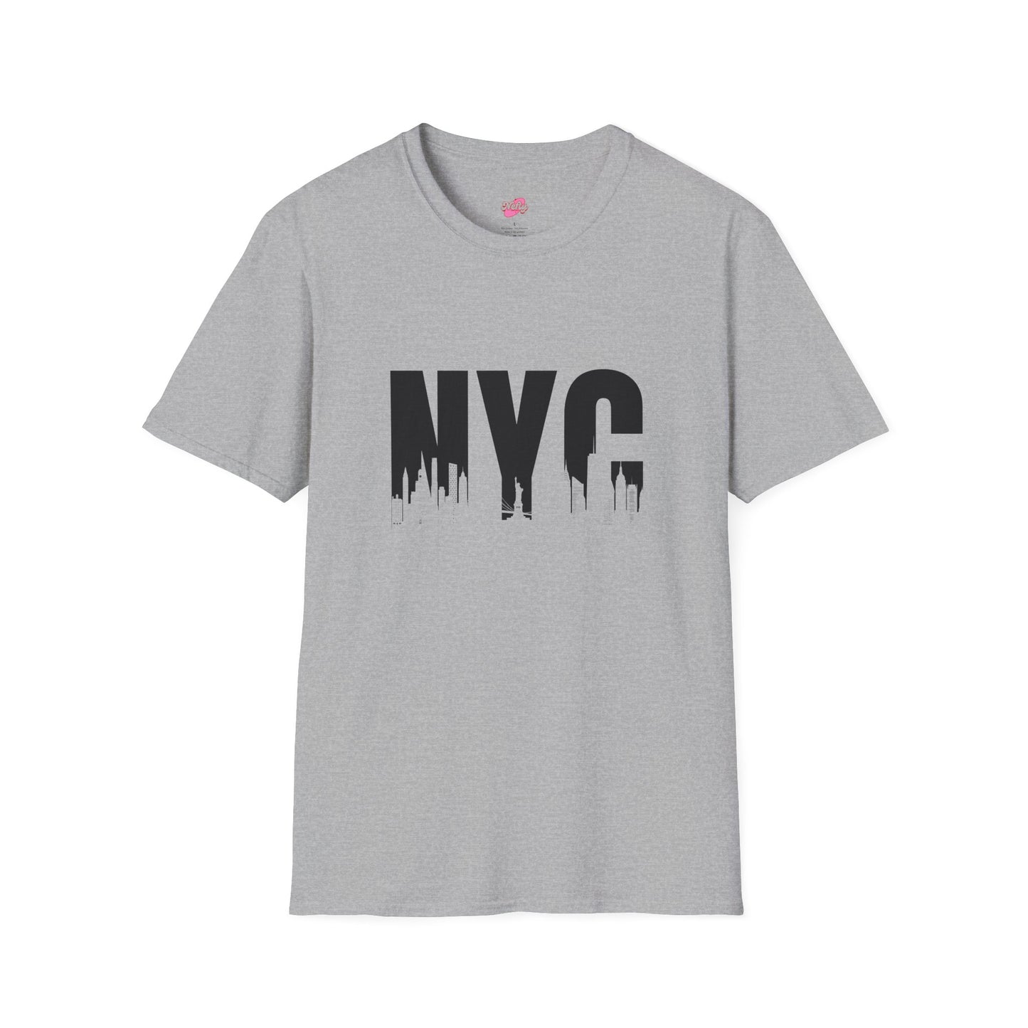 NYC Urban Unisex Softstyle T-Shirt, New York City Tee, Casual Streetwear, Gift for Travelers, Everyday Wear - Nefty Creations