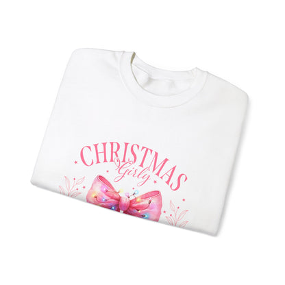 Christmas Girly Bow Sweatshirt - Nefty Creations