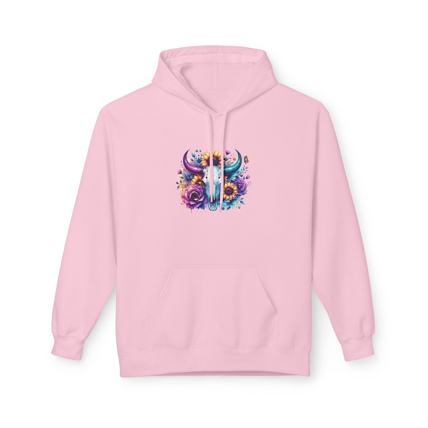 Colorful Floral Skull Unisex Hoodie - Cozy & Unique Gift for All Occasions