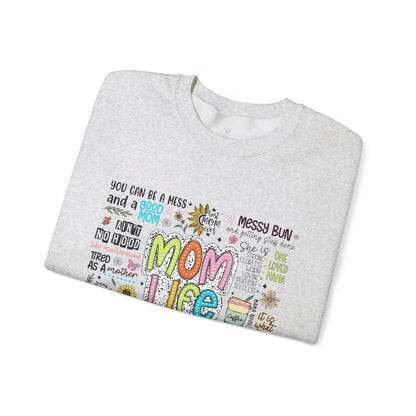 Mom Life Crewneck Sweatshirt - Nefty Creations