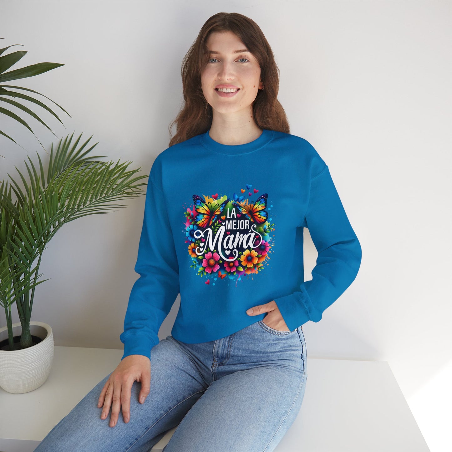 Colorful Butterfly Mom Sweatshirt