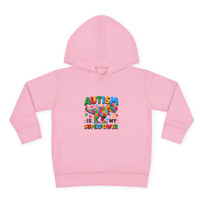 Autism Awareness Toddler Fleece Hoodie - 'Autism is My Superpower' - Nefty Creations