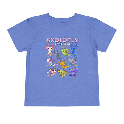 Axolotl Toddler Short Sleeve Tee - Nefty Creations