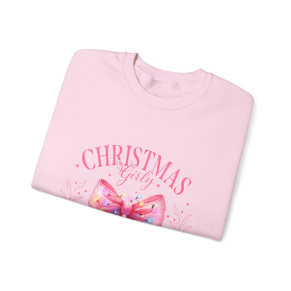 Christmas Girly Bow Sweatshirt - Nefty Creations