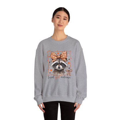 Coquette Feral Raccoon Sweatshirt| Nefty Creations - Nefty Creations