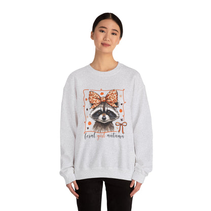 Coquette Feral Raccoon Sweatshirt| Nefty Creations - Nefty Creations