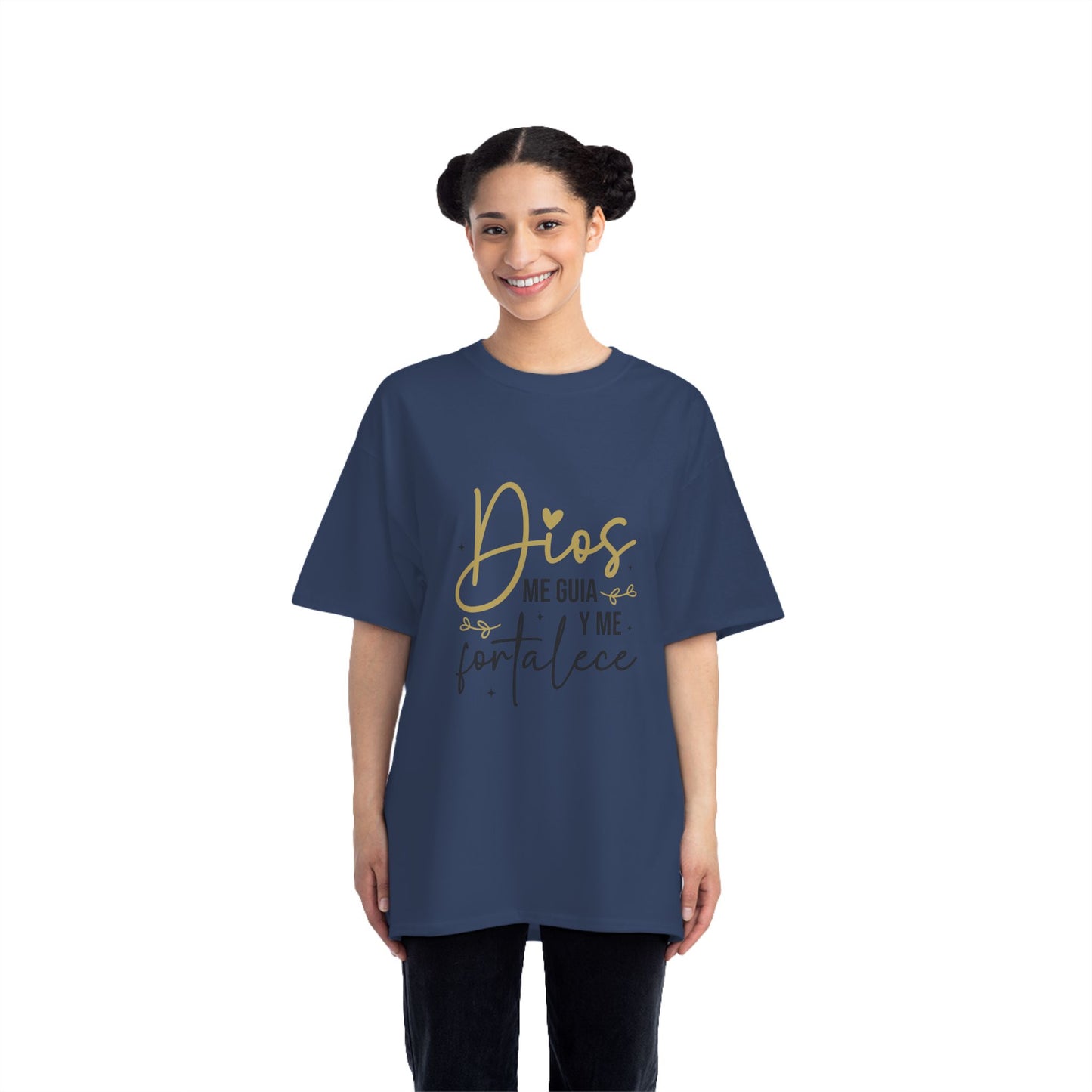 Inspirational Faith T-Shirt - Dios Me Guia Y Me Fortalece
