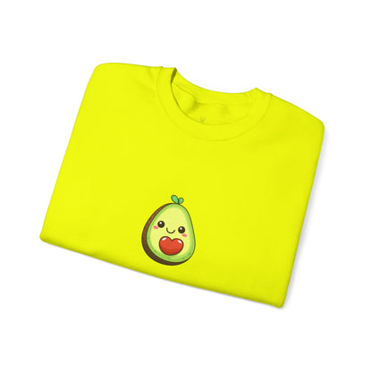 Cute Avocado Valentines Day Crewneck Sweatshirt - Nefty Creations
