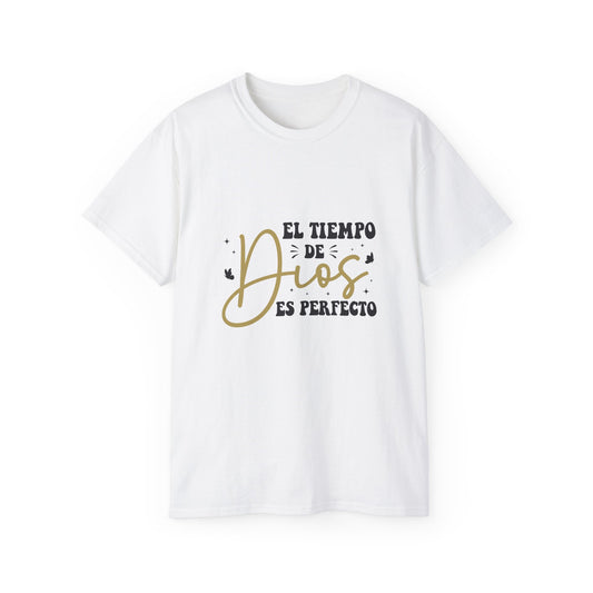 Inspirational Unisex Ultra Cotton Tee - El Tiempo de Dios es Perfecto