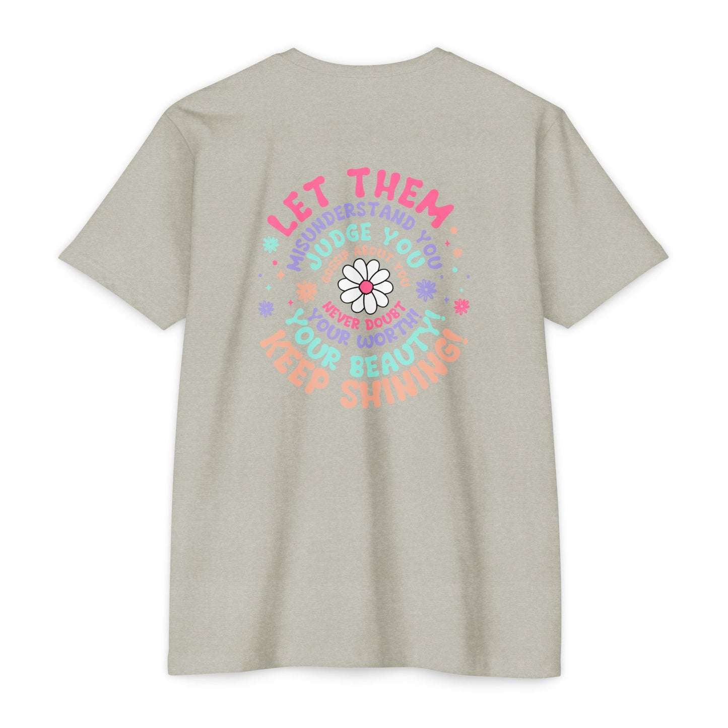 Inspirational Unisex CVC Jersey T-shirt - 'Let Them Understand You' Design